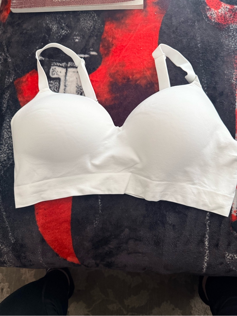Classic White Wireless Lightly Padded Bra - Comfortable Everyday Support